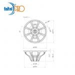 woofer FERRITE FAITALPRO 15HP1020 15" 700 W 8 Ohm – Image 4