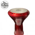 Darbouka égyptienne en aluminium Rouge