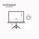 Ecran de Projection Vidéo projection Overmax 60" – Image 4