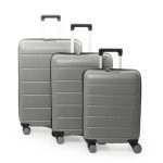 Lot de 3 valise en carbone NEW STYLE Gris