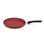 Crêpière 28 cm - Antiadhésive - El Gusto - Granite - ROUGE