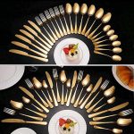 Ménagère 24 pcs doré – Image 2