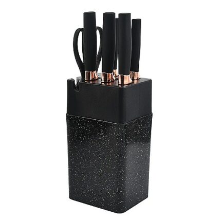 Ensemble de Couteaux de Cuisine Noir