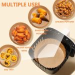 100 Papier cuisson pour air fryer