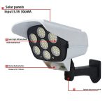 Lampe Solaire 2-en-1 avec Caméra Factice – Image 6