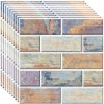 Lot 10 Panneaux Muraux Adhésifs pierre naturelle v6