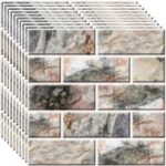 Lot 10 Panneaux Muraux Adhésifs pierre naturelle v10