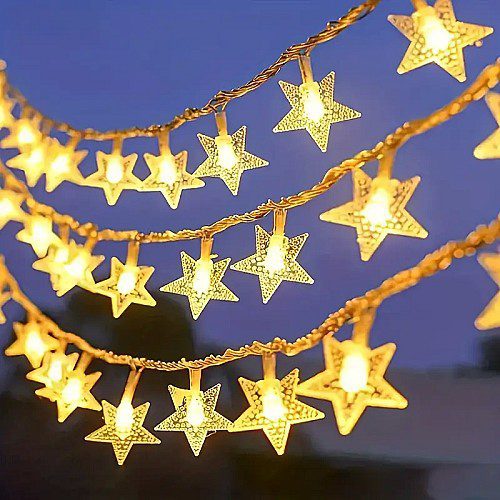 Guirlande 20 étoiles LED - WW