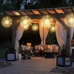 Guirlande LED Feux d'artifice lumineuse avec télécommande – Image 3
