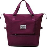Sac de Voyage Pliable Bordeaux