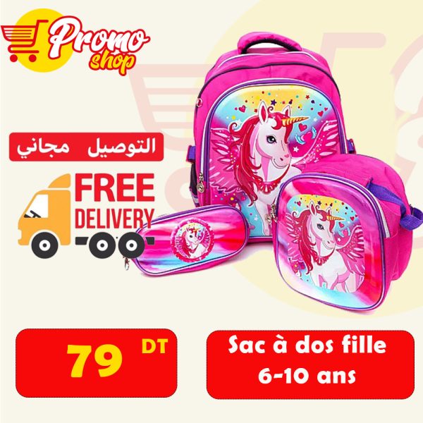 Sac à dos fille 6-10 ans