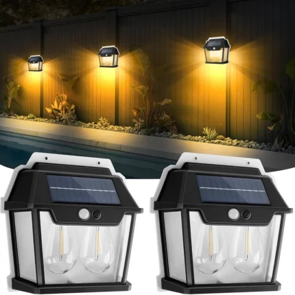 Applique Murale Solaire – Éclairage Intelligent pour l'Extérieur