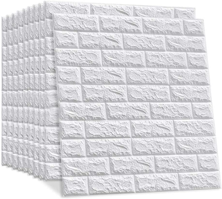 Pack 10 Panneaux décoratif adhésif 3D - 70cm*77cm*6mm