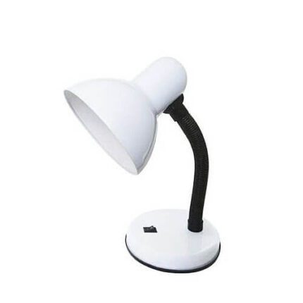 Lampe de Bureau en Métal Flexible blanc