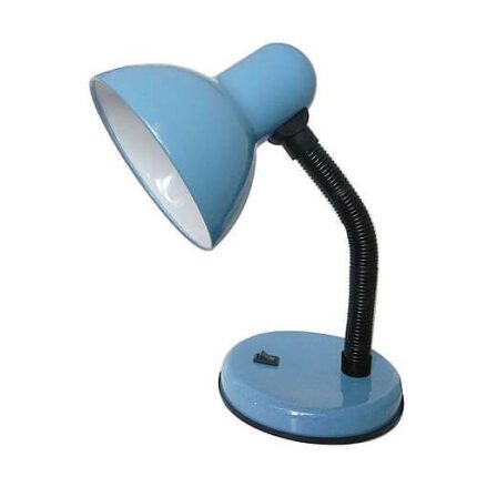Lampe de bureau flexible 35cm Couleur Bleu