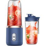 Mixeur Blender portable Rechargeable avec deux tasses et 6 Lames