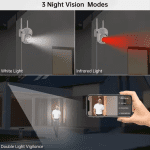 Caméra de surveillance dôme extérieure PTZ 360° IP Wifi 2MP – Image 5
