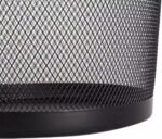 Corbeille Métallique. Poubelle de Bureau à Papier NOIR – Image 5