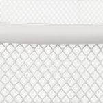 Corbeille Métallique. Poubelle de Bureau à Papier BLANC – Image 3