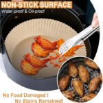 Papier cuisson airfryer rond 50 pcs – Image 2