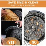 Papier cuisson airfryer rond 50 pcs – Image 4