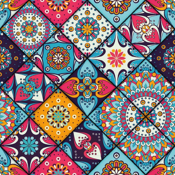 Carreaux Adhésifs Mural Autocollant en PVC 30CM*30CM - Color: VINTAGE