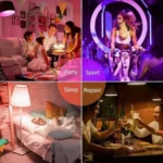 Lampe Led RGB – Blanc – E27 + Télécommande – Image 3