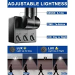 Projecteur LED Avec détecteur – 30W Aluminium – IP66 – Image 2