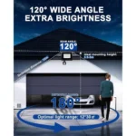 Projecteur LED Avec détecteur – 30W Aluminium – IP66 – Image 3