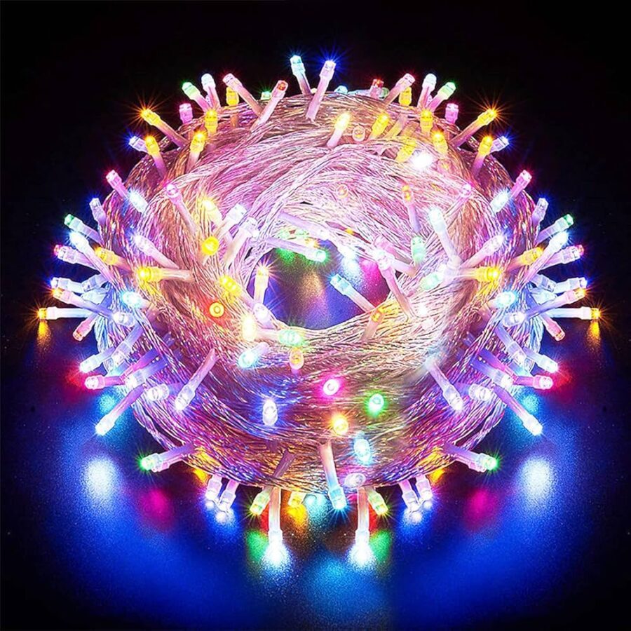 Guirlande lumineuse décoratif - Kit 100 LED multicolore - RGB- 10M – Image 6