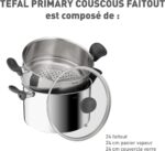 Couscoussier en inox Tefal Primary - 24 cm / 6.7L (E3089504) – Image 2