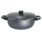 PACK de cuisine 12pcs  : Service Granite - 6pcs Bleu Gris + Ustensile de cuisine 6pcs Bambou – Image 2