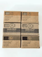 Pack de 6 Savons Exfoliants d'Alep – 3 Variétés Naturelles