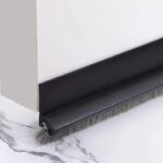 Boudin de porte marron avec baguette brosse adhésive – Image 4