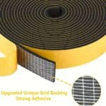 Joint porte/fenêtre EPDM marron 6mm isolation thermique – Image 3