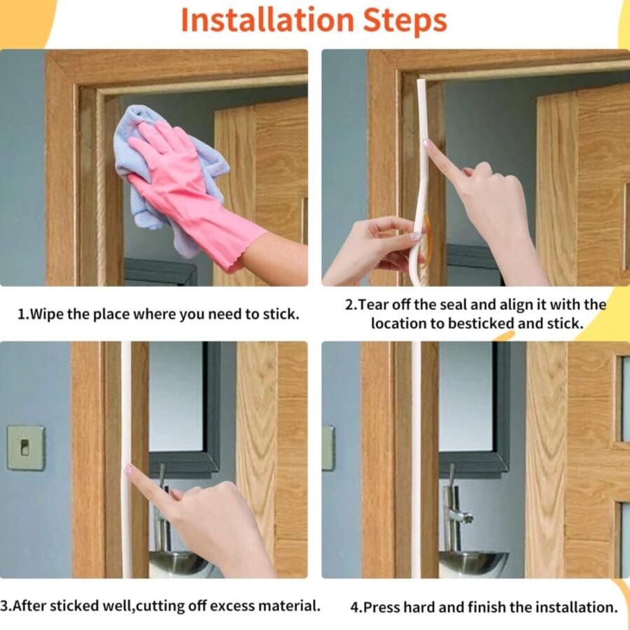 Joint porte/fenêtre type D marron isolation thermique – Image 6