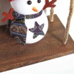 Étagère murale suspendue bois naturel avec corde de jute - 1 unité – Image 3