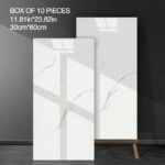 10 panneaux muraux autocollants statuario 30x60 cm بديل الرخام – Image 6