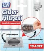 Pack 10 filtres attrape-cheveux autocollants 11x11 cm