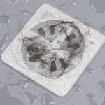 Pack 10 filtres attrape-cheveux autocollants 11x11 cm – Image 2