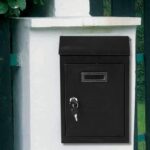 Boîte aux lettres métallique noire – Image 2