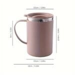 Mug de Voyage en Acier Inoxydable avec Couvercle – Image 3
