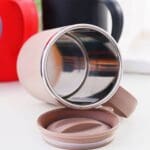 Mug de Voyage en Acier Inoxydable avec Couvercle – Image 6