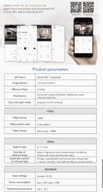 Caméra IP Wifi pour l'extérieur - Étanche - 1080P 2MP – Image 3