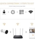 Caméra IP Wifi pour l'extérieur - Étanche - 1080P 2MP – Image 14