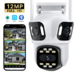 Caméra de Surveillance Externe - 3 Lentilles (8MP)