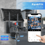 Caméra PTZ Extérieure 8MP 4K Wi-Fi à Énergie Solaire – Image 5
