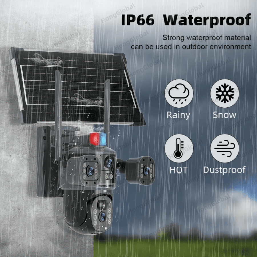 Caméra PTZ Extérieure 8MP 4K Wi-Fi à Énergie Solaire – Image 7