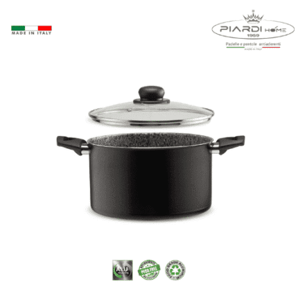 Piardi - Faitout 20 cm avec couvercle en verre