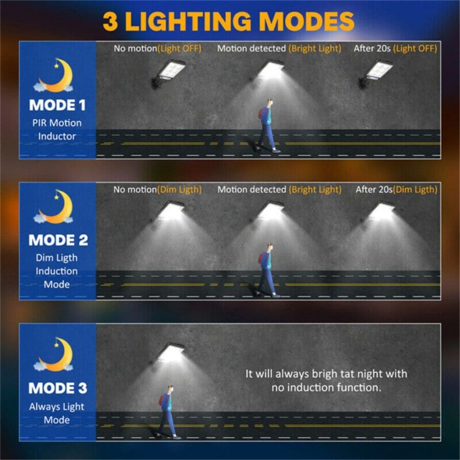 Lampe Solaire avec Détecteur de Mouvement – Image 5